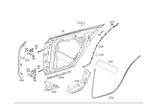 Genuine Mercedes-benz Seal Rear Door 257-730-11-01. Fixed Price $13.20.