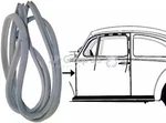 New Door Seal Left Front Fits Vw Beetle Kever 111831721A. Fixed Price $83.86.