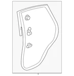 Genuine Honda Weatherstrip L Rear Door 72850-SXS-A01. Fixed Price $62.46.