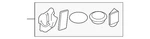 Genuine Volvo Door Shell Seal Kit 31209998. Fixed Price $74.41.