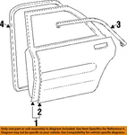 Gm Oem 97-05 Classic Rear Components-door W'strip 22623348. Fixed Price $38.23.