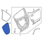 For Dodge Hornet 2023-2025 68606968AA Front Left Outer Door Seal. Fixed Price $124.73.