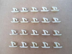 20 Nos Door Weatherstrip/inside Panel Clips! Fits '66 & Up Mopar Dodge Ply Chry. Fixed Price $38.00.