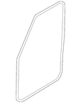Genuine Land-rover Door Weather-strip LR026448. Fixed Price $141.24.