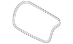 New Oem Kia Deck Lid Seal 87321-4C500 Rear Optima 2014 2015 Ex, Lx, Sx, Turbo. Fixed Price $49.99.