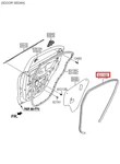 Genuine/oem 831101W200 W/strip-rr Dr Body Side Lh For Kia New Pride (rio) 12. Fixed Price $18.36.