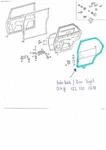 New Mercedes W123 Sedan Sealing Frame Door Seals Weatherstrip Repro. Fixed Price $695.02.