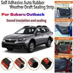 Door Seal Strips Weather Draft Wind Noise Reduction Kit For Subaru Outback. Fixed Price $60.63.