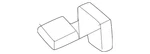 Genuine Nissan Door Shell Seal 822D5-7BA1A. Fixed Price $8.70.