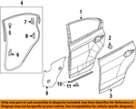 Honda Oem 12-15 Civic Rear Door Components-water Shield 72861TR3A00. Fixed Price $29.11.