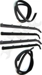 Apdty 140874 Rubber Weatherstrip Door Window Felt Dew Wipe Belt Channel Seal Kit. Fixed Price $90.19.