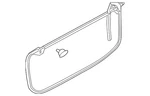 Genuine Audi Door Seal 8F0-837-911-D. Fixed Price $349.20.