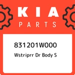 Kia Wstriprr Dr Body 831201W000, New Genuine Oem Part. Fixed Price $34.64.