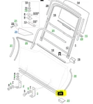 Jaguar E-type Series 1 And Door Sill Rubber Seal Strip Fast Post New BD24789. Fixed Price $61.19.