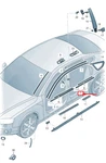 New Audi A7 Sportback Rear Left Window Slot Seal 4G8853763H2ZZ Original. Fixed Price $146.69.