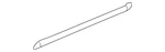 Genuine Gm Rear Passenger Side Door Lower Auxiliary Weatherstrip 23377368. Fixed Price $30.38.