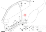 Genuine Bmw E46 316CI 318CI 320CD 320CI 323CI Edge Protection Left 51717161689. Fixed Price $636.64.