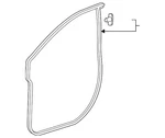 Genuine Honda Door Weather-strip 72310-THR-A01. Fixed Price $60.36.