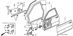 Genuine Honda Weatherstrip Front (lower) 72326-SV2-003. Fixed Price $43.75.