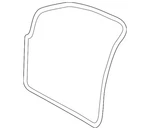 Genuine Volkswagen Weather-strip On Body 5H4-867-911-A-9B9. Fixed Price $204.09.