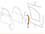 2011 2012 2013 2014 2015 2016 2017 2018 - 2021 Chrysler 300 Front Door Seal Oem. Fixed Price $39.99.