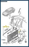 Audi 2016-2018 A7 Door Seal 4G8839912A. Fixed Price $94.13.