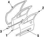 Genuine Gm Lower Weather-strip 10410004. Fixed Price $88.25.