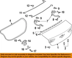 Mazda Oem 19-24 3 Trunk Lid Components-surround W'strip BDTS56951C. Fixed Price $97.75.