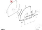 Genuine Bmw Z3 2.8 3.0I M3.2 Coupe Front Left Door Seal 51718399175. Fixed Price $361.71.