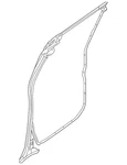 Genuine Nissan Surround Weather-strip 82831-9BU1B. Fixed Price $127.52.