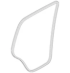 Genuine Volkswagen Surround Weather-strip 2GJ-867-367-E-5AP. Fixed Price $104.41.