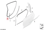 Genuine Bmw F93 G16 840DX 840IX Edge Protection Door Rear 51368739179. Fixed Price $203.33.
