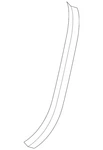 Genuine Volkswagen Rear Weather-strip 1K5-839-373-C-5AP. Fixed Price $66.81.