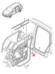 Genuine Seal For Sill Panel Right Audi Q7 4L0839120D. Fixed Price $220.96.