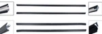 1987-1993 Mustang Coupe & Hatchback Door Beltline Rubber Seals Moldings 4 Pcs. Fixed Price $77.12.