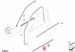 Genuine Bmw E60 E61 520D 520I Gasket Door Joint Bottom Front Right 51217033790. Fixed Price $25.60.