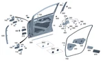 Genuine Mercedes-benz Cover Rail 296-722-01-00. Fixed Price $65.52.