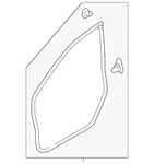 Genuine Subaru Door Weather-strip 63511FJ010. Fixed Price $85.78.