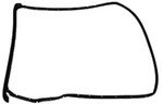 Genuine Mopar Rear Door Mounted Weatherstrip Right 5074648AE. Fixed Price $147.52.