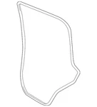 Genuine Volkswagen Door Weather-strip 7P0-839-911-A. Fixed Price $305.67.