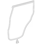 Genuine Lexus Surround Weather-strip 67872-60130. Fixed Price $123.22.