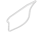 Genuine Mitsubishi Weather-strip On Body 5725A260. Fixed Price $147.49.