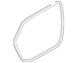 Genuine Audi Weather-strip On Body 8W9-833-721-C. Fixed Price $177.12.