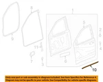 Gm Oem 19-23 Sierra 1500 Front Door Components-lower W'strip 23377360. Fixed Price $43.51.