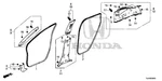 Genuine Honda Seal Rear 72815-TLA-305. Fixed Price $29.88.