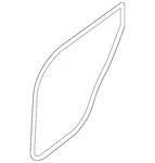 Genuine Nissan Weather-strip On Body 76924-3KA0A. Fixed Price $69.48.