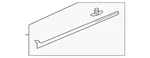Genuine Volkswagen Door Weather-strip 5K3-837-676-A. Fixed Price $151.75.