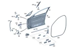 Genuine Mercedes-benz Seal Driver Door 214-720-12-00. Fixed Price $28.70.