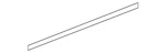 Genuine Volkswagen Door Window Belt Weatherstrip 7B0-843-469-A. Fixed Price $167.96.