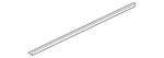 Genuine Nissan Lower Seal Strip 80839-9BU0A. Fixed Price $23.03.